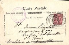 VINTAGE POSTCARD Aleve Seas Of Fogs Seen from Of the Thirteen Trees