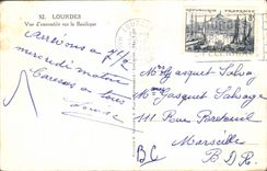 Cuadro total pesado de la POSTAL de la VENDIMIA en la basílica