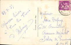 La POSTAL Pau de la VENDIMIA el cuarto del castillo o es Enrique IV