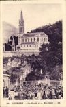 VINTAGE POSTCARD Heavy the Cave And Basilica