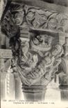 CPA Arles Cloitre Saint Trophime Chapiteau La nativite