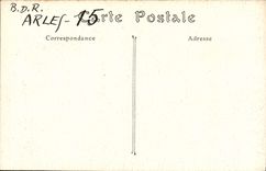 VINTAGE POSTCARD Arles Cloister Of Saint Trophime Detail of angle representing Holy Trophime