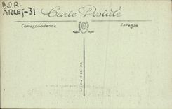 VINTAGE POSTCARD Arles Musee Lapilaire Sarcophage Christian has Strigiles called of the Nativity