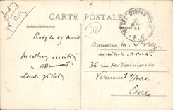 VINTAGE POSTCARD Conches Tympanum Of the Gate De I' Eglise