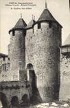 CPA Carcassonne Chateau Comtal Entree Principale
