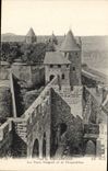 CPA Cite de Carcassonne Les tours Visigoth et de l'Inquisition