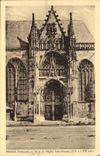 VINTAGE POSTCARD Rethel Carries church Saint Nicolas