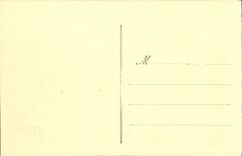 VINTAGE POSTCARD Road of the Pyrenees Panorama on the Chain of the dimension of Bagneres