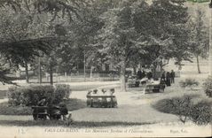 CPA Vals les Bains Les nouveaux jardins et l'intermittente