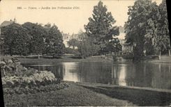 CPA Tours Jardin des Prebendes d'Oe