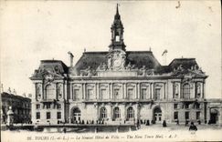 VINTAGE POSTCARD Tours the new Town hall