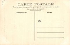 POSTAL Amboise de la VENDIMIA la puerta del castillo de la cámara acorazada