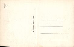 VINTAGE POSTCARD Tours the stone bridge on the Loire