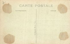 VINTAGE POSTCARD Tours the church ND Lariche