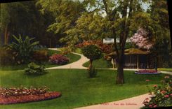 VINTAGE POSTCARD Vichy Park of Celestins