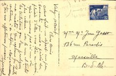 VINTAGE POSTCARD Vichy the village hall