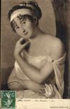 Señora Morin señora Recamier Museum de la POSTAL de la VENDIMIA de Versalles