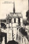 VINTAGE POSTCARD Amboise the vault Holy Hubert