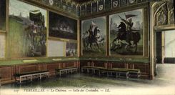 CPA Versailles Le chateau Salle des Croisades