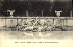 CPA Parc de Versailles Detail du bassin de Neptune