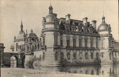 CPA Chateau de Chantilly Vue prise du parterre