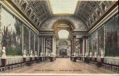 Paladar de la POSTAL de la VENDIMIA de las galerías de Versalles de las batallas