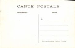 VINTAGE POSTCARD Park of the castle of Chantilly Vault St Paul