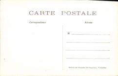 Parque de la POSTAL de la VENDIMIA del castillo de Chantilly el callejón grande