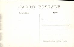 CPA Chateau de Chantilly La grille d'entree