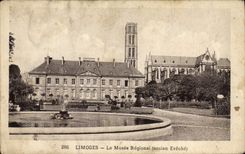 CPA Limoges le musee regional Ancien eveche