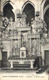 CPA Saint Florentin L'eglise le maitre autel