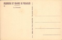 CPA Versailles La colonnade