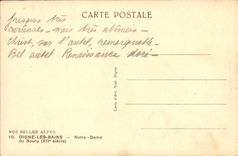 POSTAL les Bains Notre Dame digno de la VENDIMIA de la ciudad