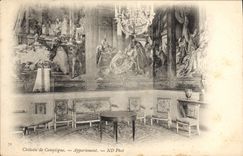 Castillo de la POSTAL de la VENDIMIA del apartamento de Compiegne