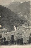 VINTAGE POSTCARD Cauterets the Valley city of Cambasque and Monne