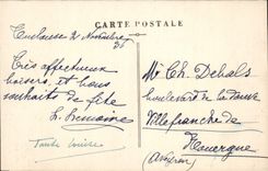 CPA Toulouse Tour de l'Hotel d'Assezat