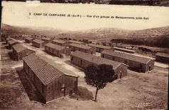 CPA Camp de Carpiagne Vue d'un groupe de baraquements Militaria