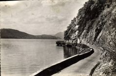 MODERN CARD Surroundings of Aix les Bains the cornice and the lake of Le Bourget