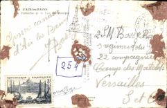 MODERN CARD Surroundings of Aix les Bains the cornice and the lake of Le Bourget