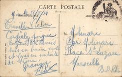 VINTAGE POSTCARD Nice View of the castle and the terraces