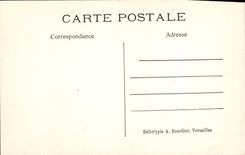 Castillo de la POSTAL de la VENDIMIA de Chantilly y del gran grado