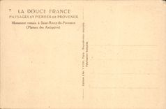 CPA Monument romain a Saint Remy de Provence Plateau des Antiquites