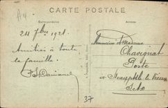 POSTAL Amboise de la VENDIMIA la pagoda en el taladro