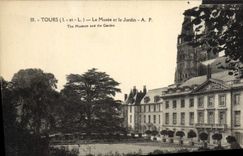 CPA Tours Le musee et le jardin