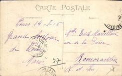 CPA Tours Monument eleve a la memoire des soldats morts pour la patrie Militaria