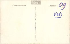 VINTAGE POSTCARD Valleys les Bains View