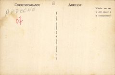 VINTAGE POSTCARD processions of Ruoms