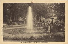 VINTAGE POSTCARD Valleys les Bains the intermittent source