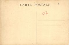 VINTAGE POSTCARD Valleys les Bains the casino and the theater