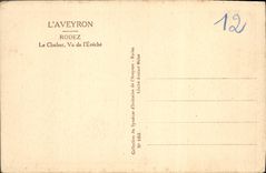 VINTAGE POSTCARD Rodez the bell-tower Seen of Eveche